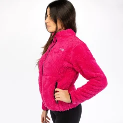 JACKET ORSETTO EDNA FUXIA