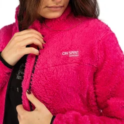 JACKET ORSETTO EDNA FUXIA