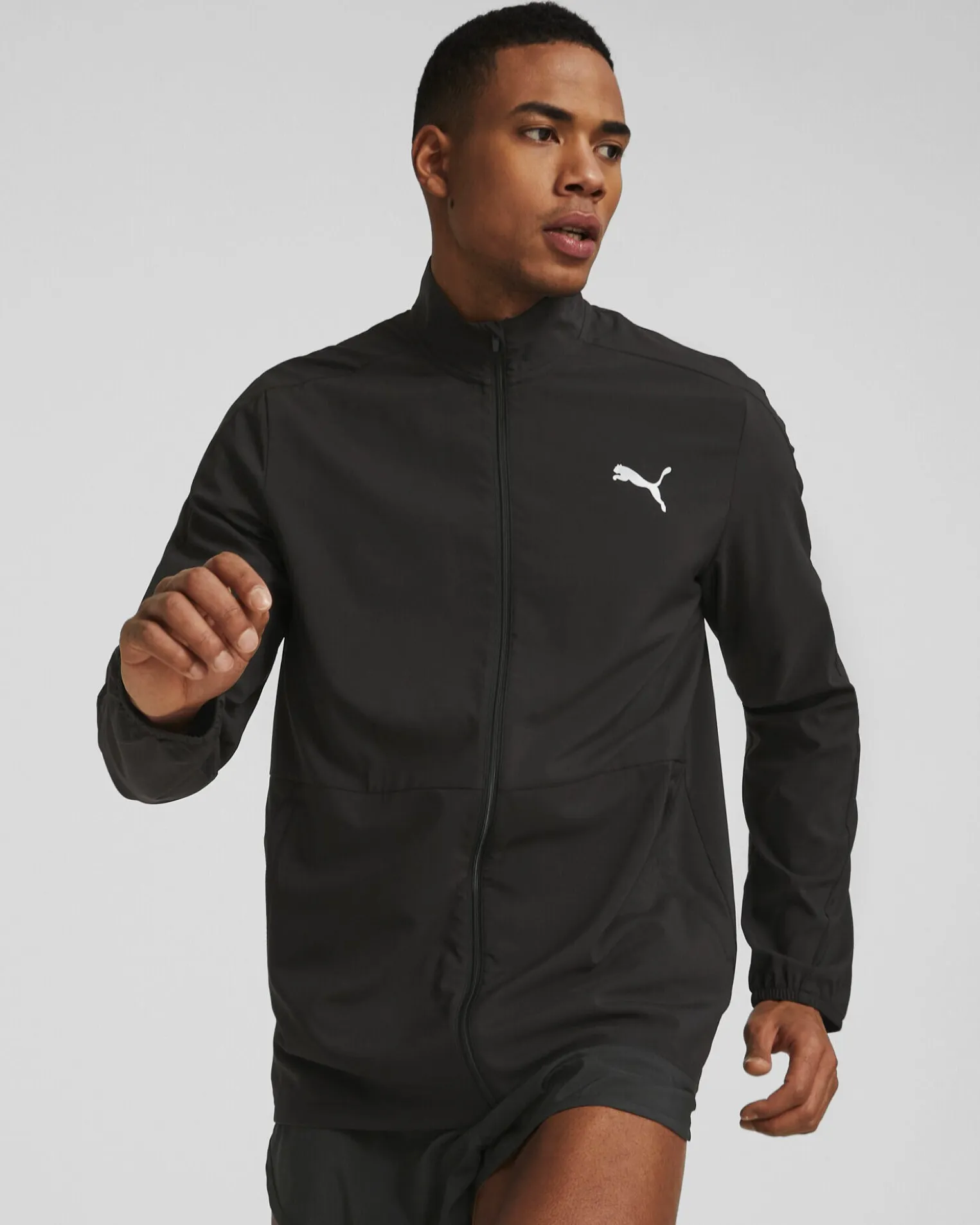 JACKET RUN FAVORITE WOVEN BLACK
