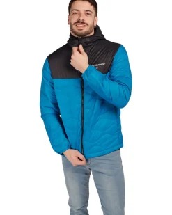 JACK & JONES - GIACCA 100 GRAMMI UOMO BICOLORE AZZURRO E NERO