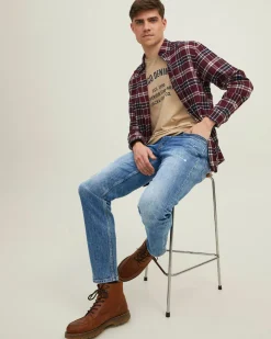 JACK&JONES - JEANS UOMO BLUE DENIM