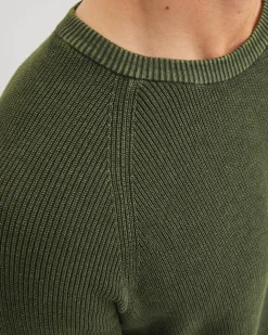 JACK&JONES - MAGLIA PULLOVER VERDE DA UOMO