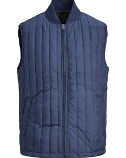 JACK&JONES - SMANICATO TRAPUNTATO BLU DA UOMO