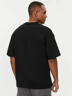 JACK & JONES - T-SHIRT NERA BIANCA OVER SIZE