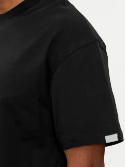 JACK & JONES - T-SHIRT NERA BIANCA OVER SIZE