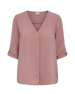 JACQUELINE de YONG - CAMICIA DONNA CIPRIA CON SCOLLO A V