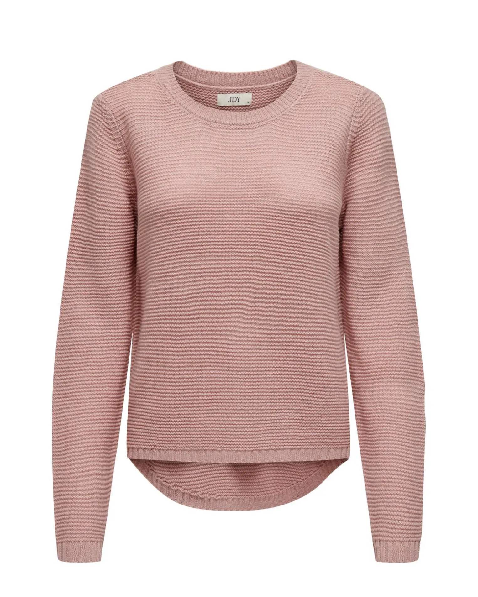 JACQUELINE DE YONG - MAGLIA PULLOVER GIROCOLLO ROSA ANTICO