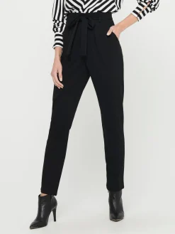 JACQUELINE DE YONG - PANTALONE DONNA NERO
