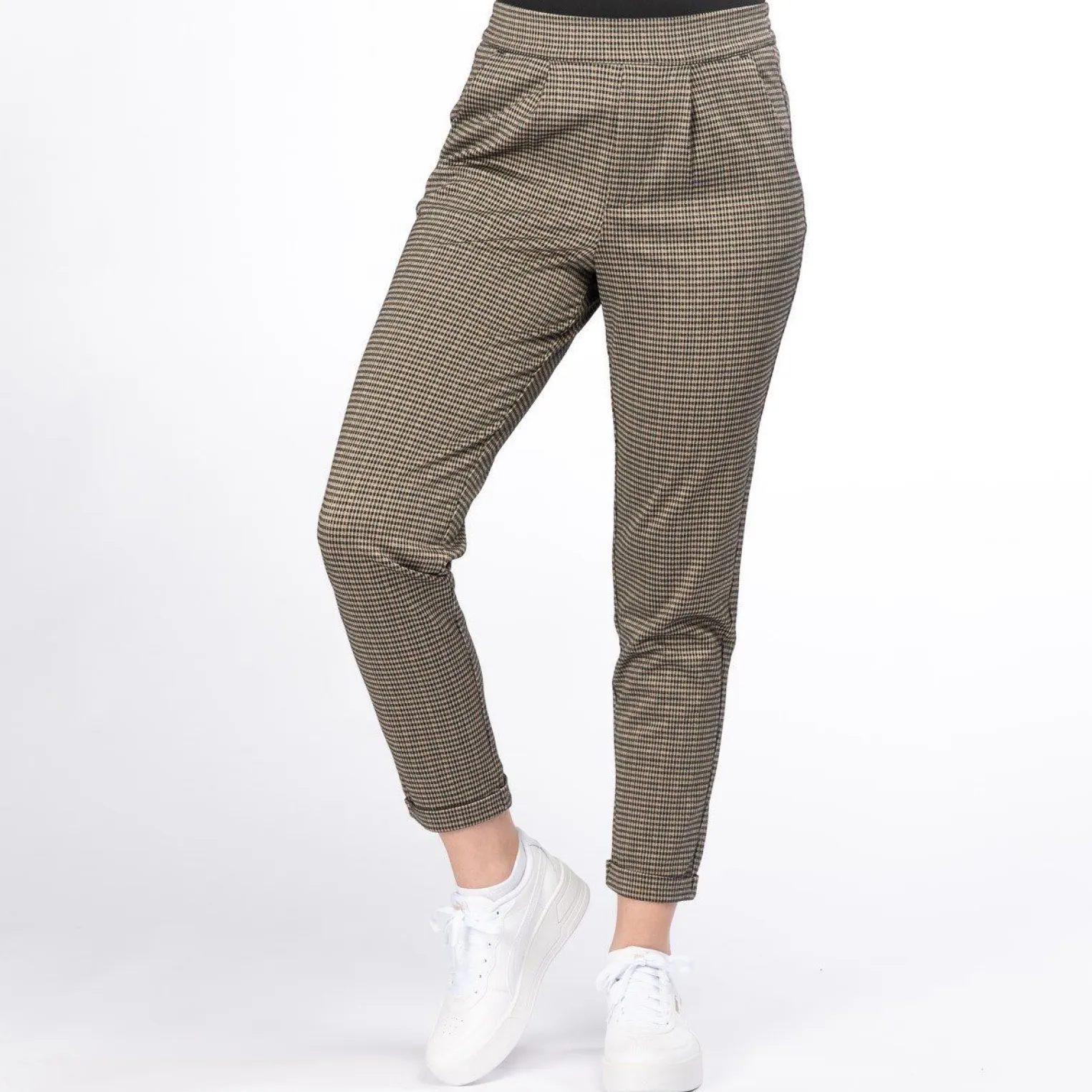 JACQUELINE DE YONG - PANTALONE DELICIOUS CHECK