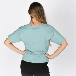 JACQUELINE de YONG - T-SHIRT MANICA CORTA IN COTONE CON SCRITTA TEXAS