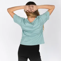 JACQUELINE de YONG - T-SHIRT MANICA CORTA IN COTONE CON SCRITTA TEXAS