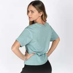 JACQUELINE de YONG - T-SHIRT MANICA CORTA IN COTONE CON SCRITTA TEXAS