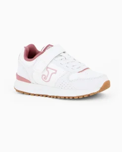 JOMA - Scarpa da bambina bianca con dettagli rosa - JTORW2532VC