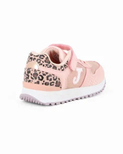 JOMA - Scarpa da bambina rosa con dettaglio leopardato - JTORW2513VC