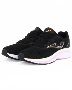 JOMA - Scarpa da running nera con dettaglio rosa sulla suola - ARGON LADY
