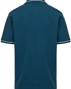 KAPPA - POLO OTTANIO DA UOMO CON BORDINO A CONTRASTO LOGO MALTAX 5, 302MX50_A0V