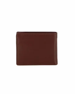 LAURA BIAGIOTTI - Portafoglio marrone da uomo in VERA PELLE con RFID