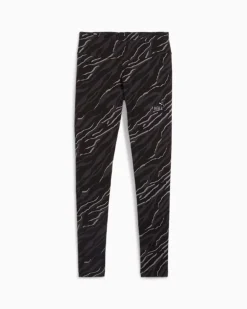 LEGGINGS ESS+ANIMAL AOP BLACK