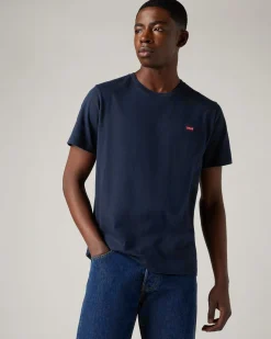 LEVI'S -T-SHIRT MEZZA MANICA ORIGINAL HM BLU SCURO DA UOMO, 56605_0017