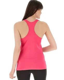 LOTTO - Canotta sportiva da donna rosa fluo in tessuto traspirante