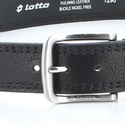 LOTTO - Cinta con interno in VERA PELLE e fibbia nickel free