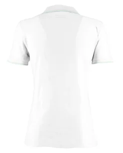 LOTTO - POLO MEZZA MANICA DONNA CLASSICA STC PQ BIANCA CON RIGHINO GRIGIO - 213501/53Q