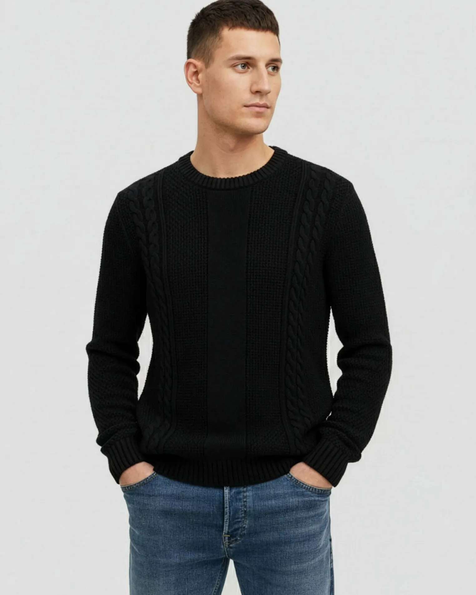 MAGLIA MANICA LUNGA JCOGRID CABLE