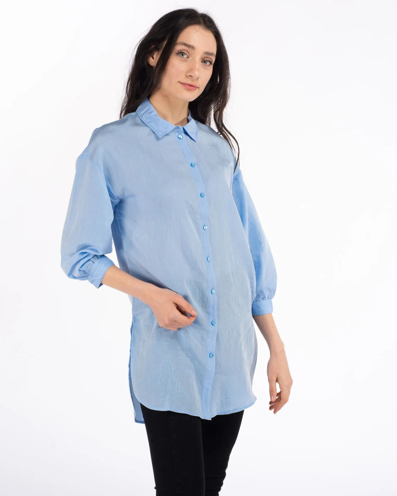 MAXI CAMICIA MANICA LUNGA DINA
