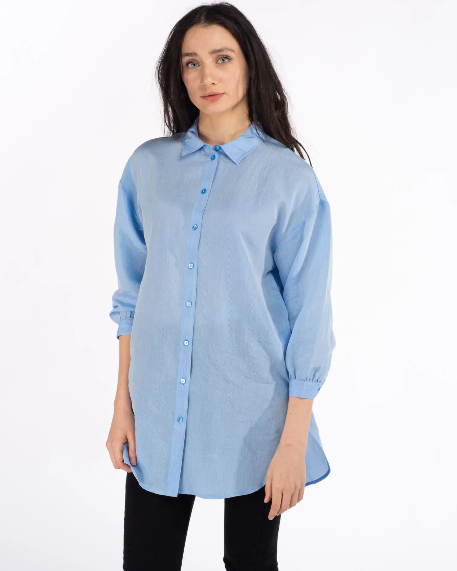 MAXI CAMICIA MANICA LUNGA DINA