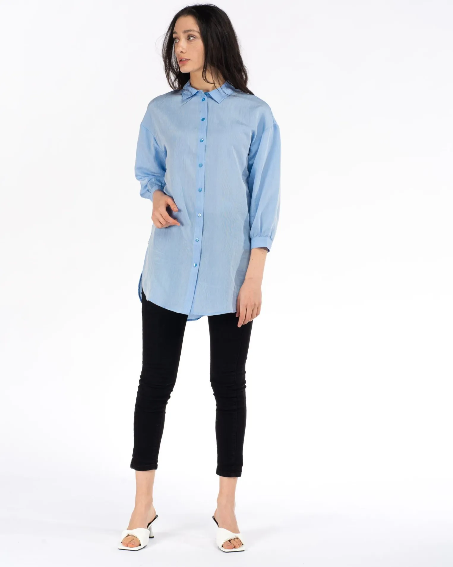 MAXI CAMICIA MANICA LUNGA DINA