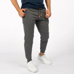 MENS CLUB - PANTALONE FRENCH TERRY CON POLSI