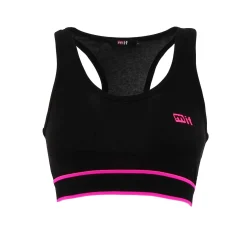 MIF - DONNA TOP CON ELASTICO E SCRITTA FLUO