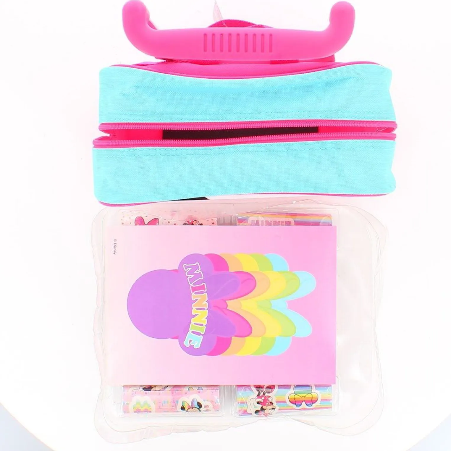MINNIE - Trolley con colori, album e adesivi