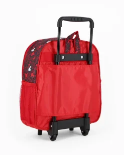 MINNIE - Zaino trolley rosso con tasche laterali