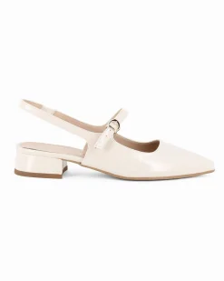 MISS GLOBO - Slingback color burro naplak con cinturino superiore, tacco 2,5CM - MADE IN ITALY
