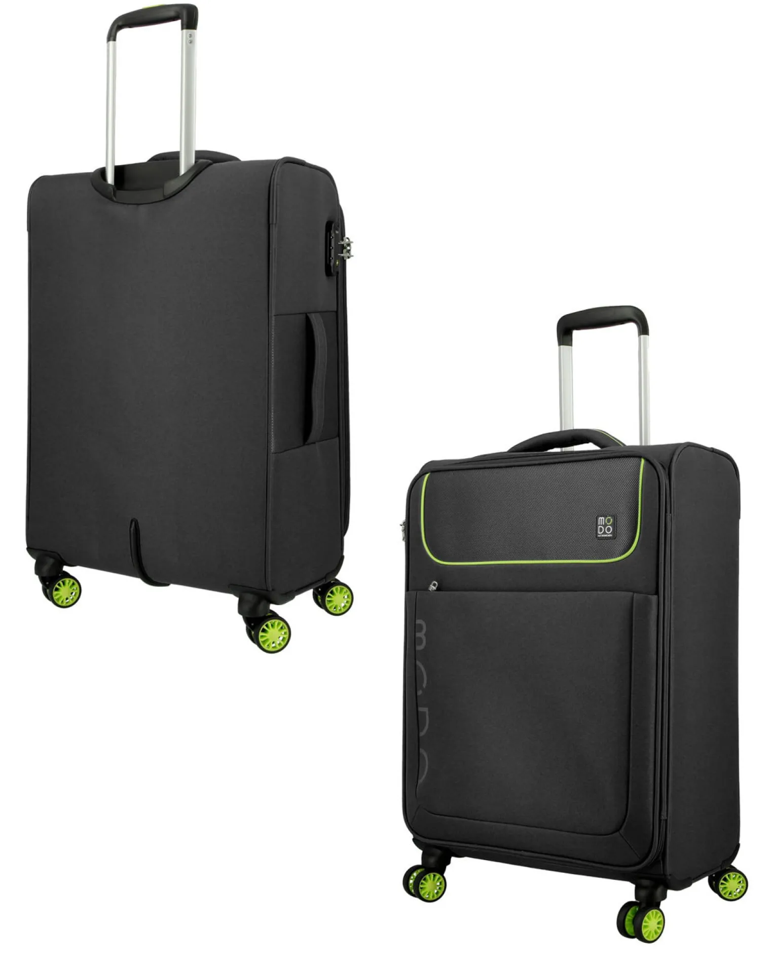 MODO BY RONCATO - TROLLEY NERO IN TESSUTO CON LUCCHETTO TSA