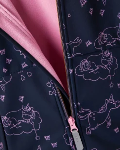 NAME IT - BIMBA GIUBBINO NAVY CON CAPPUCCIO