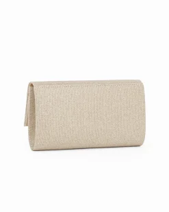 NARDINI - Pochette oro in lurex con patta