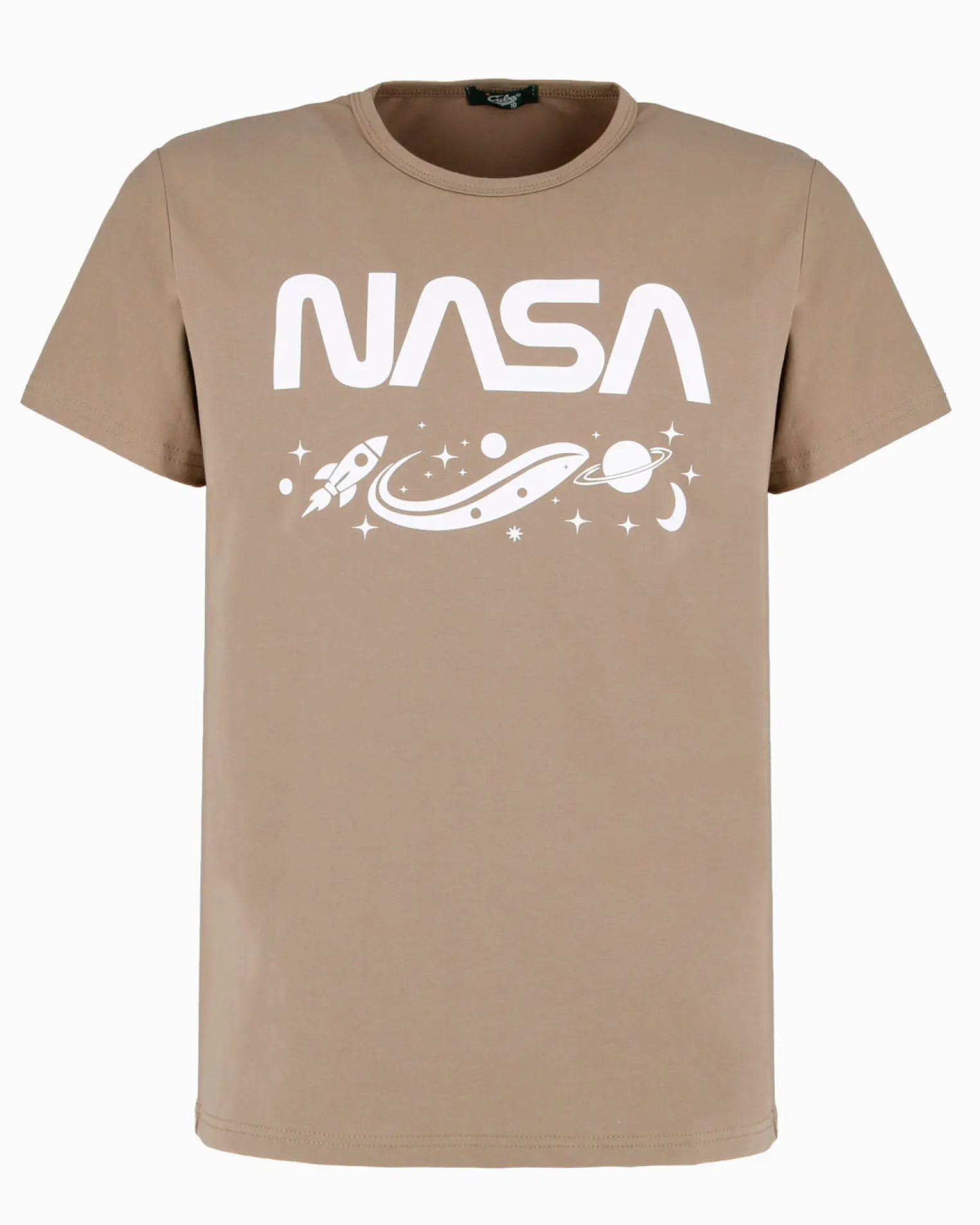 NASA - TSHIRT BEIGE DA UOMO LOGO NASA