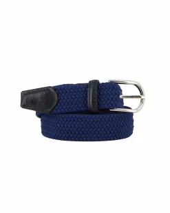 NAZARENO GABRIELLI - Cinta blu junior, intrecciata ed elasticizzata