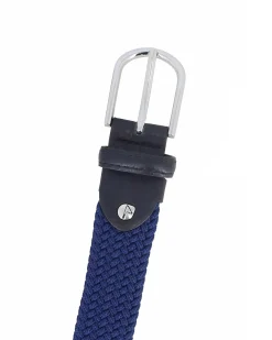 NAZARENO GABRIELLI - Cinta blu junior, intrecciata ed elasticizzata