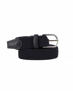 NAZARENO GABRIELLI - Cinta blu junior, intrecciata ed elasticizzata