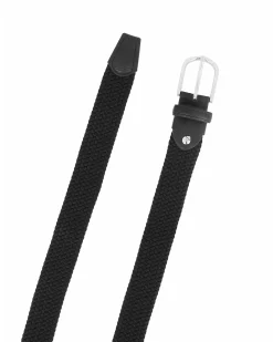 NAZARENO GABRIELLI - Cinta nera junior, intrecciata ed elasticizzata