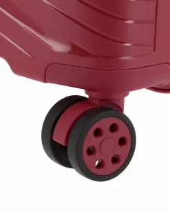 NAZARENO GABRIELLI - TROLLEY BORDEAUX IN ABS 4 RUOTE