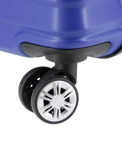 NAZARENO GABRIELLI - TROLLEY BLU IN ABS 4 RUOTE