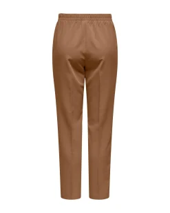 NEON&NYLON - PANTALONE BISCOTTO CON VITA ELASTICIZZATA E TASCA AMERICANA
