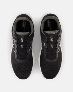 NEW BALANCE - SCARPA DA RUNNING NERA CON DETTAGLI SILVER DA UOMO, M520LB8