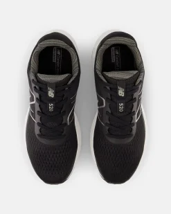 NEW BALANCE - SCARPA DA RUNNING NERA CON DETTAGLI SILVER DA UOMO, M520LB8