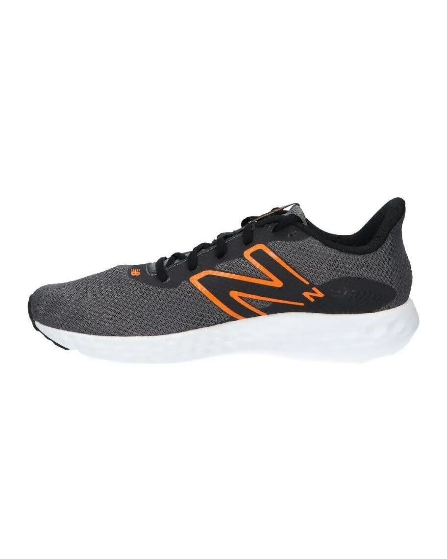 NEW BALANCE - SCARPA DA RUNNING GRIGIA CON DETTAGLI NERI E ARANCIONI DA UOMO, M411RO3