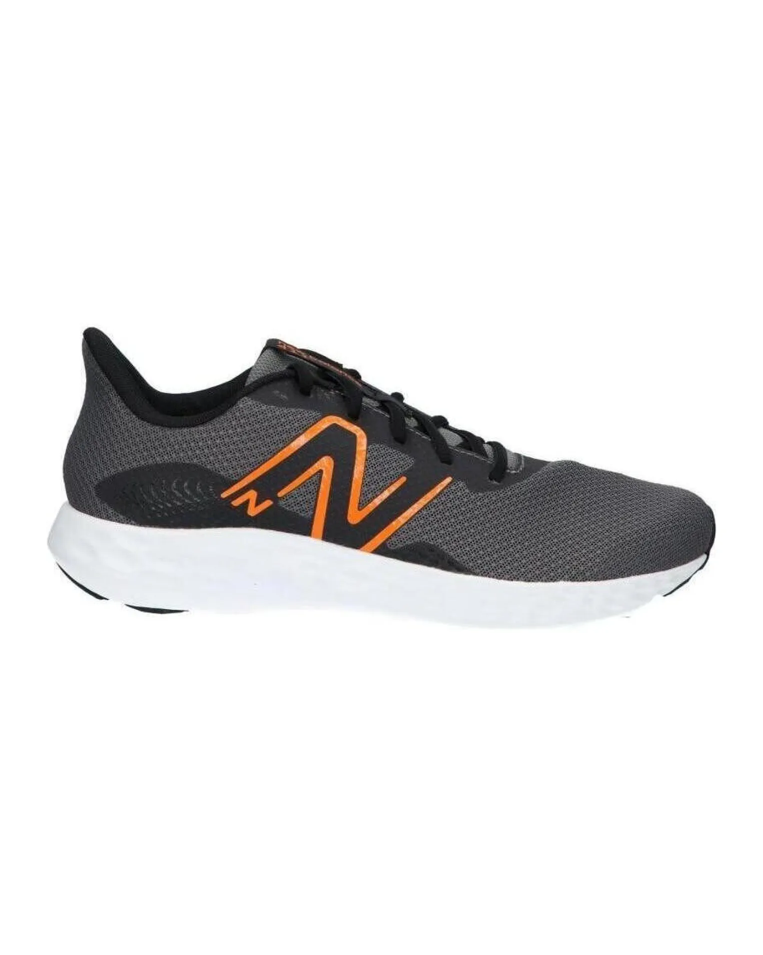 NEW BALANCE - SCARPA DA RUNNING GRIGIA CON DETTAGLI NERI E ARANCIONI DA UOMO, M411RO3